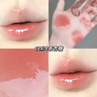 رنگ ۲ رژلب مایع سنگی شیشه ای Gege bear