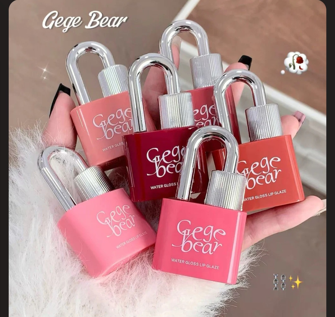 خرید رژلب مایع براق قفلی Gege Bear | مناسب هدیه و استفاده روزانه