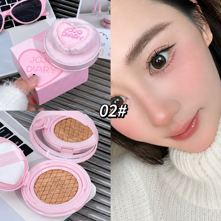 کوشن قلب برجسته خزدار صورتی jojo diary