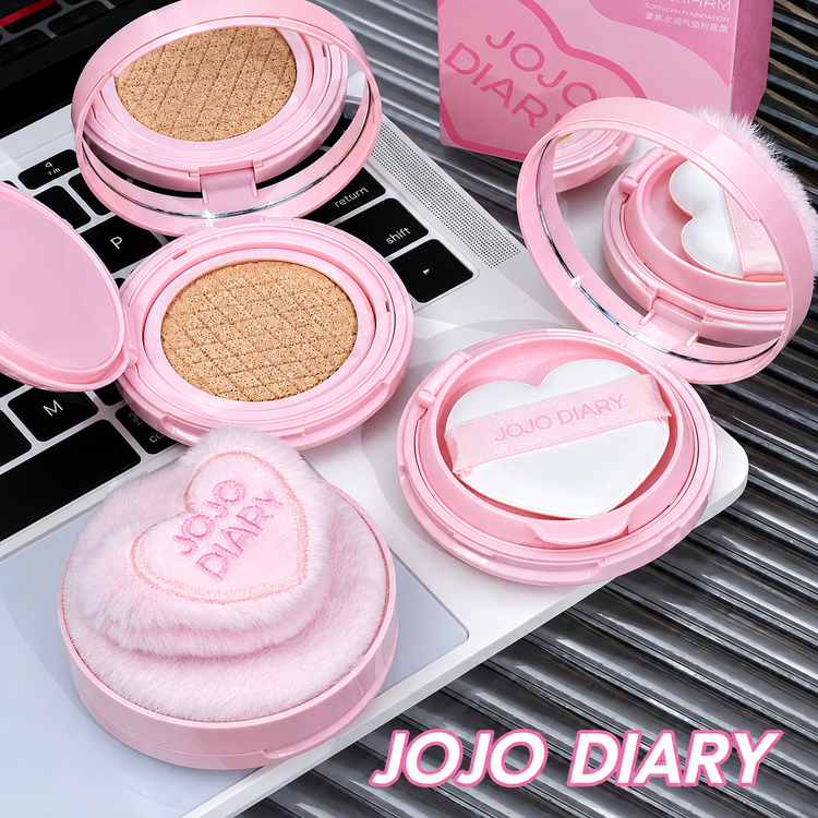 کوشن قلب برجسته خزدار صورتی jojo diary
