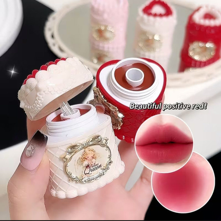 رژلب مات کیک توت فرنگی فرشته hues queen
