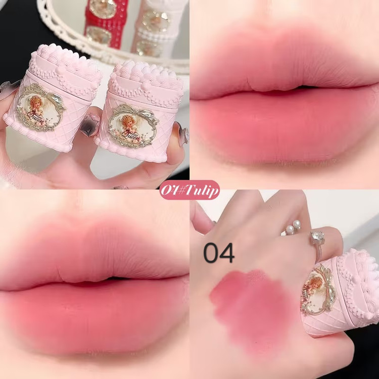 رژلب مات کیک توت فرنگی فرشته hues queen