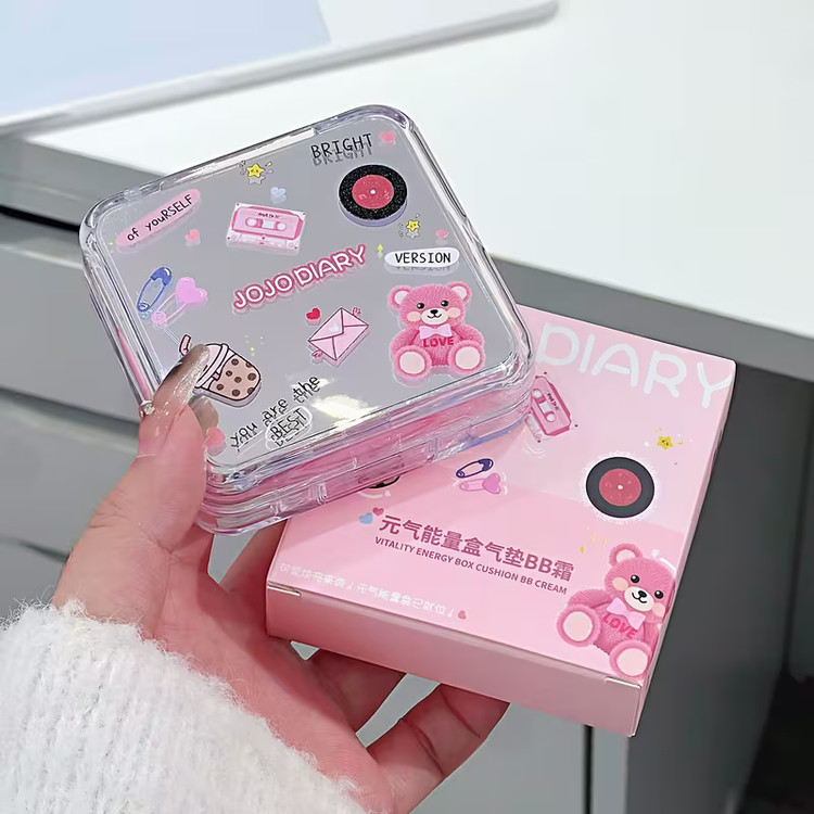کوشن آینه ای استیکری خرسی jojo diary