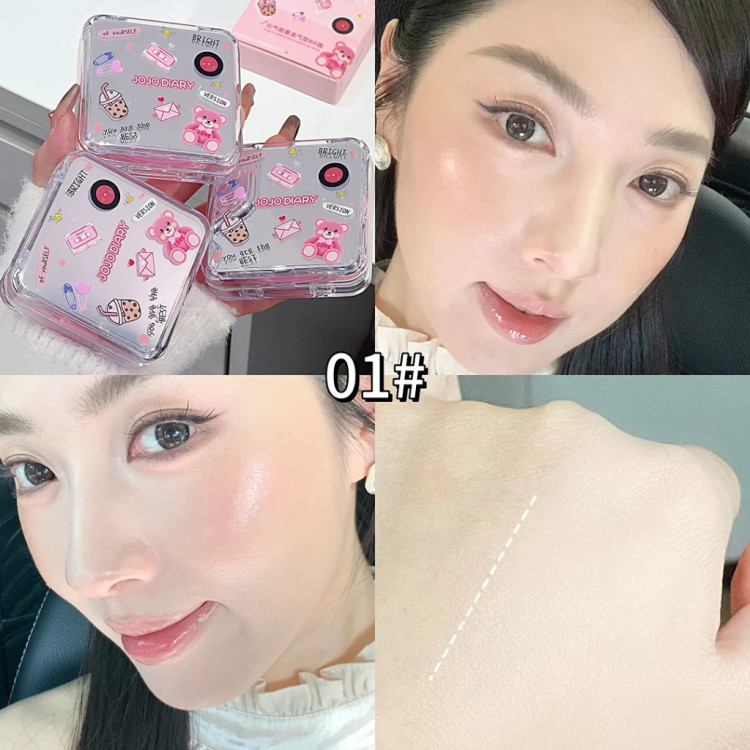 کوشن آینه ای استیکری خرسی jojo diary