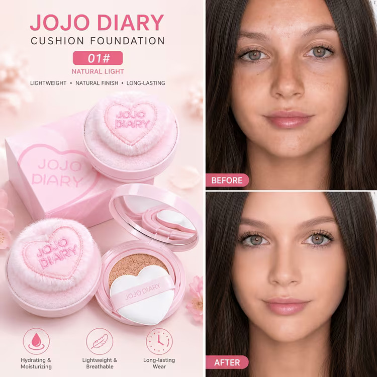 کوشن قلب برجسته خزدار صورتی jojo diary