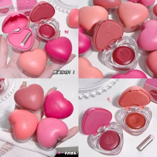 رژگونه و رژلب کرمی قلبی gege bear