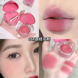 رژگونه و رژلب کرمی قلبی gege bear
