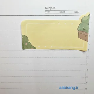 استیکی نوت فانتزی خرگوشی