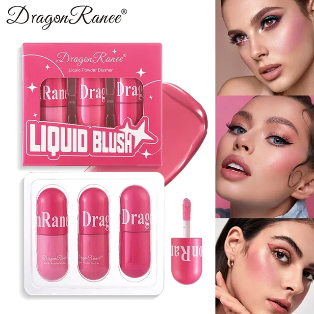رژگونه مایع کپسولی  dragon ranee