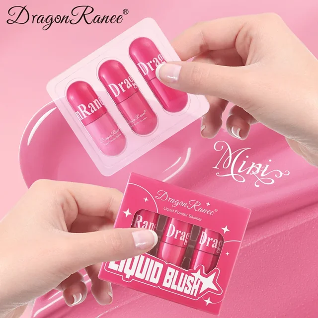 رژگونه مایع کپسولی  dragon ranee
