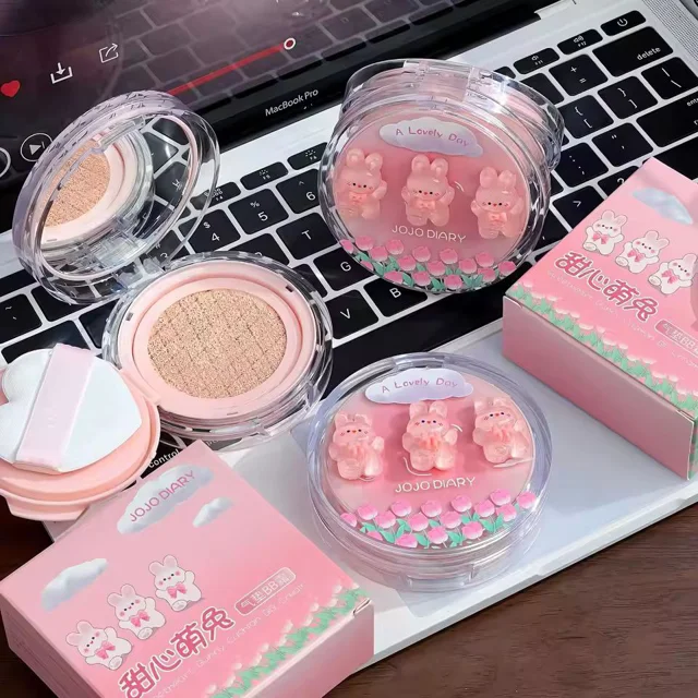 کوشن خرگوش صورتی برجسته  jojo diary